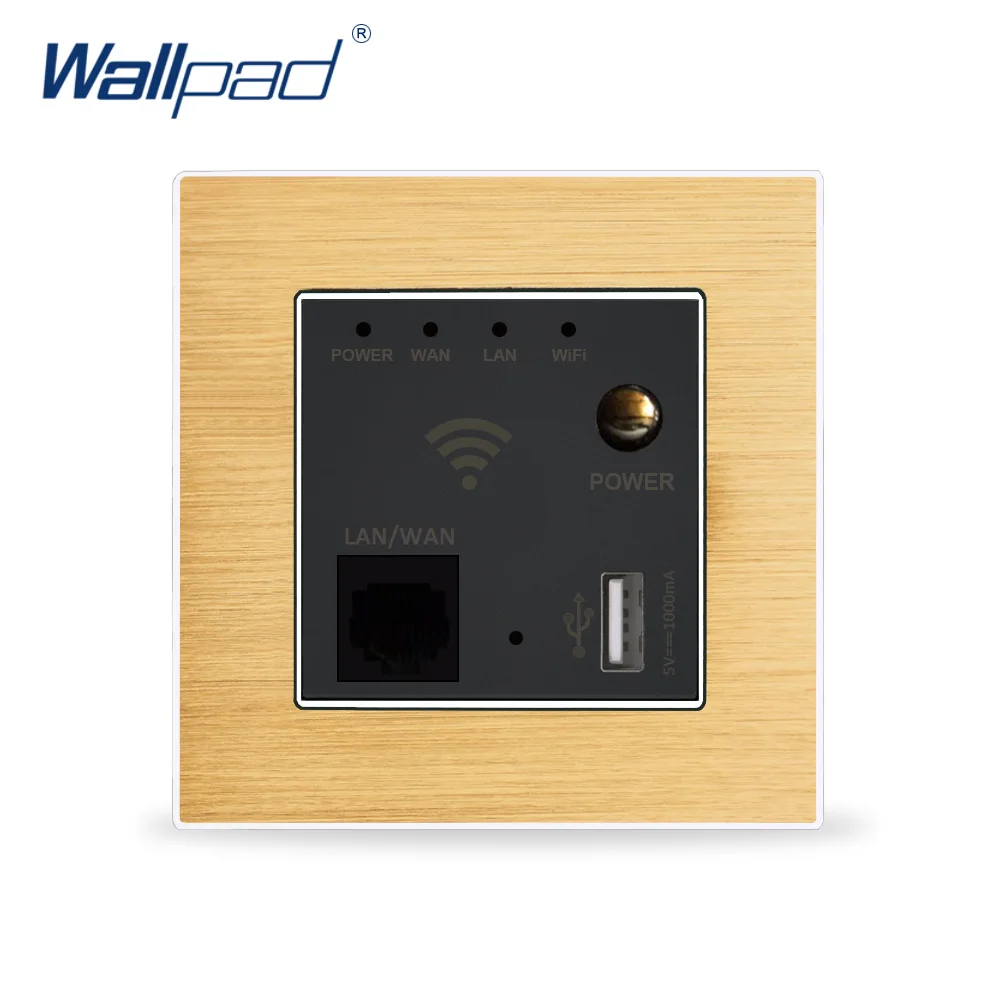 Wall Embedded Wireless WIFI AP Router Phone USB Socket Outlet Wall