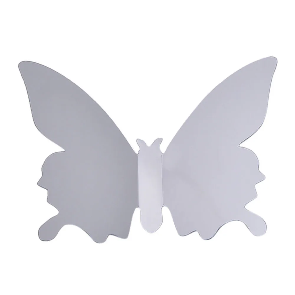 DIY Зеркало Щепка 3D бабочка настенные наклейки вечерние Свадебный декор обои украшения дома 12 шт./компл