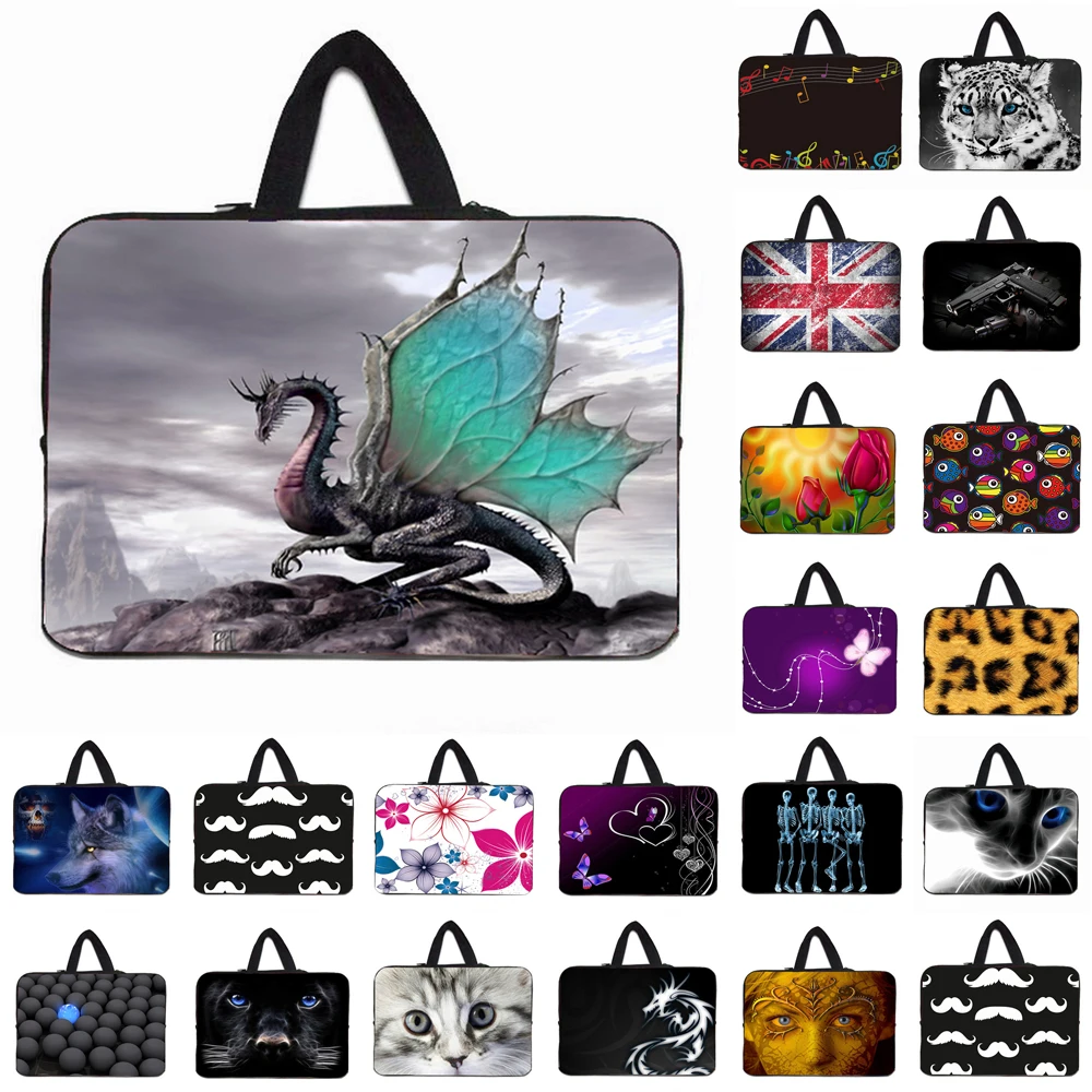 

Laptop Sleeve Neoprene Bag Carry Case Shell Pouch For 10/12/13/14/15.6/17 Macbook Acer For Chuwi Lapbook Microsoft Pro 4 6 12.3"