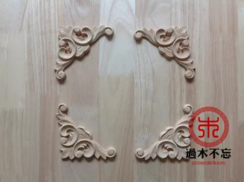 

Do not forget to log in Dongyang wood wood trim decorative floral applique Central European connection small flower flower