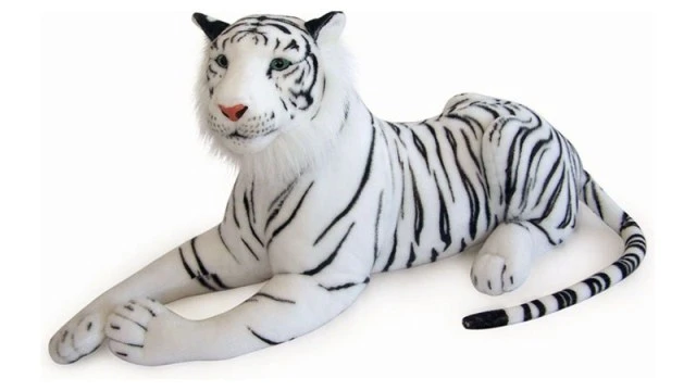 white tiger stuffed toy
