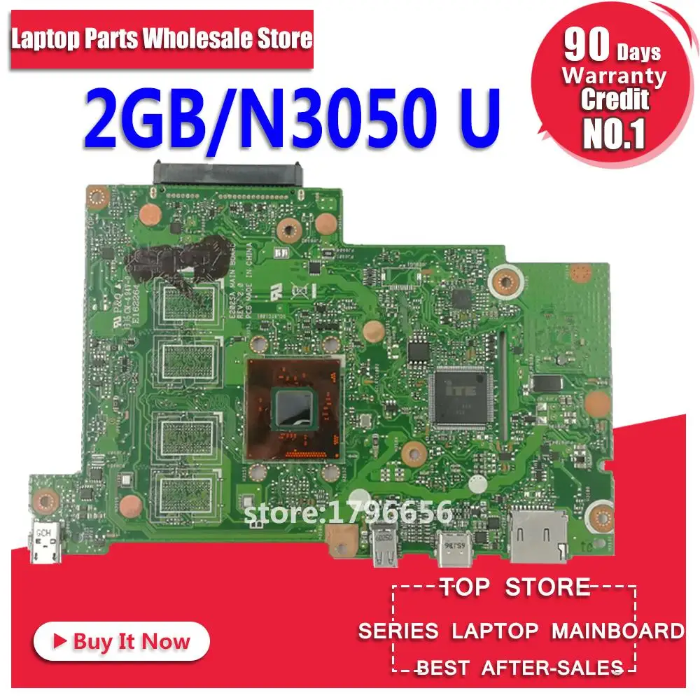 Материнская плата E202SA 2 Гб RAM N3050 для For Asus E202S материнская ноутбука Тест 100% ok |