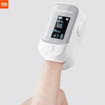 

Xiaomi Original Yuwell Digital Fingertip Pulse Blood Oxygen OLED screen Care Blood Pressure for health Measure smart Home Kits