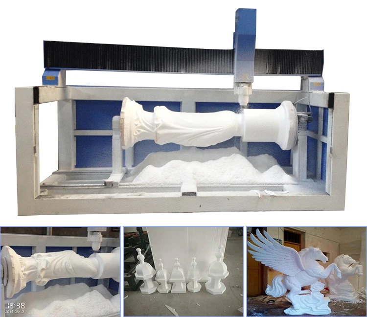 

high quality wood router cheap price foam eps foam 6 axis cnc router 5 axis wood foam carving machine