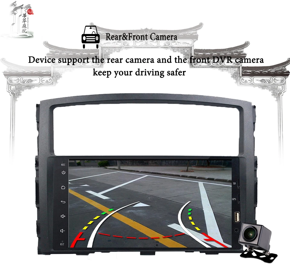 

8Core Android9.0 car dvd Autoradio fm video music player tape recorder with gps navi 4G Wifi for Mitsubishi Pajero V97 2006 2015