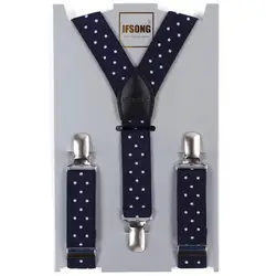 2.5CM Width Boy Suspenders Strap Children Kids 65-45CM Dot Vintage