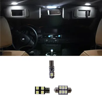 

12pcs Car Interior Lighting Kit Pure White Bulb Car LED Dome For BMW 3 Series - 318 320 320i 325 335 E90 E92 Package Blubs