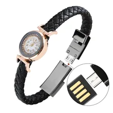 Sports bracelet watch usb cable charger for phone charging adapter for xiaomi iphone 7 8 plus