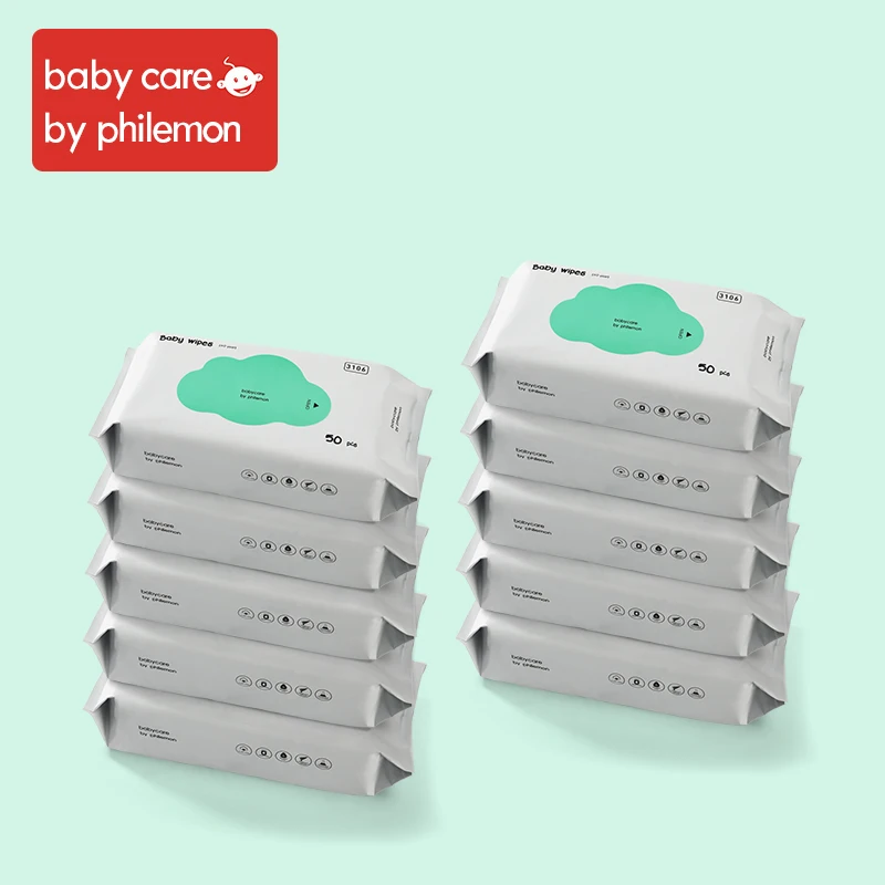 

Babycare Wet Wipes Baby Hand And Mouth Wipes Without Chemical Bleach Fluroescnet Malonate Formaldehyde Thicken Cotton 10Bags/Set