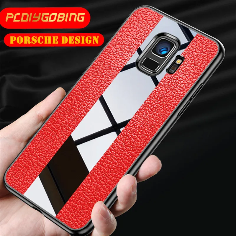 Роскошные Porsche кожаный чехол для samsung S10 S9 S8 Plus Note 8 9 A70 A60 M30 A8s S10 lite чехол Coque, матовые, яркие цвета, новинка, чехол для телефона