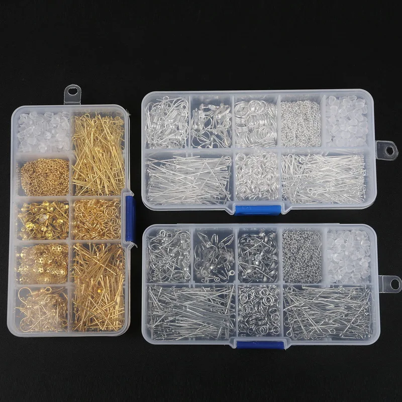 

Fashion 3 colors 1Box/lot 10 Grid DIY Jewelry Making Beads Findings Box for Jewelry Accessories 2018 New Arrival