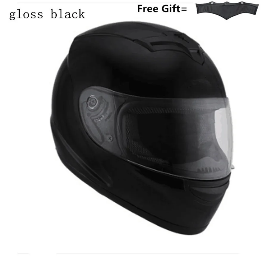 Moto rcycle шлем dot capacete de moto ciclista casco para moto cask шлемы брендовый Шлем s m l xl - Цвет: gloss black