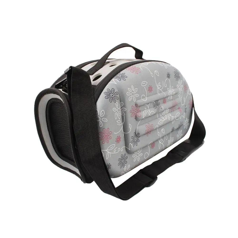 Travel Puppy Dog Carrier Slings Portable Outgoing Handbag Kittens Carrying Bag Folding Hamster Cage Small Animals Bag 20E - Цвет: Gray