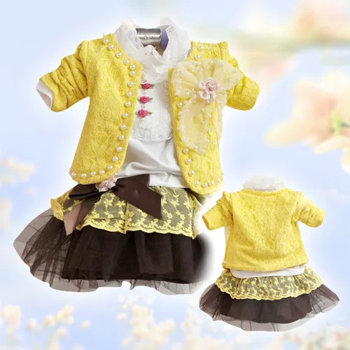 Anlencool/весна; roupas infantil Meninas; ; одежда для малышей; комплект одежды для девочек; хлопковый костюм из трех предметов с жемчужной юбкой для девочек