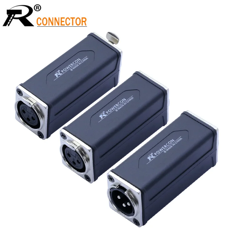 

12pcs Silver 3PIN XLR Straight Adapter High quality XLR Panel Mount Connector Male to Female Extension Adapter