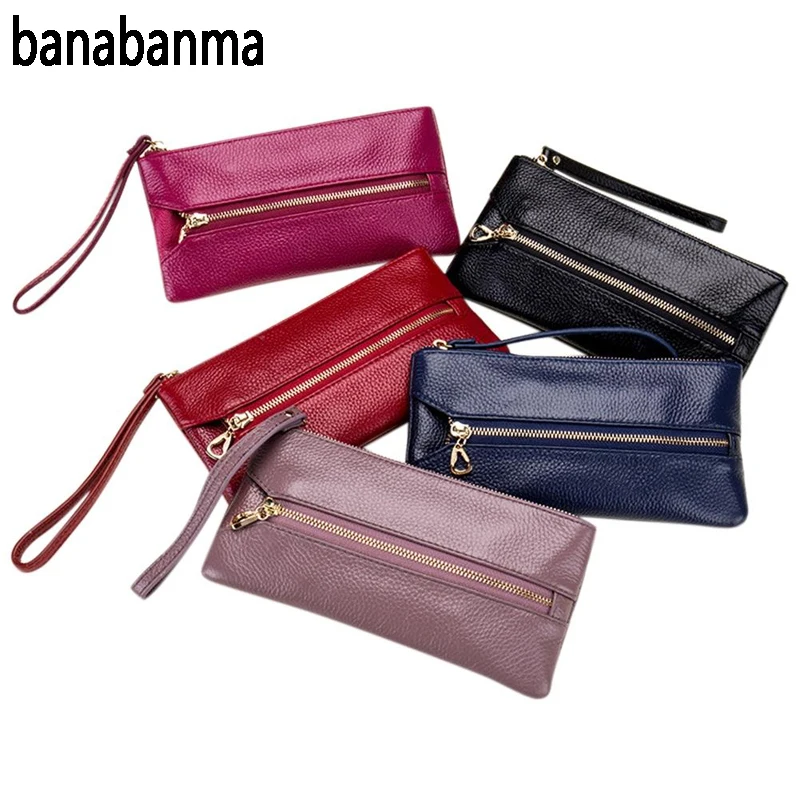 

Banabanma Women's Retro Style Hardwearing PU Leather Multi Use Hand-take Wallet Purse Key Case Mobile Phone Bag ZK30
