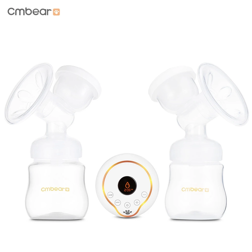 

2018 New Electric Double Breast Pump BPA Free Baby Breastfeeding Nipple Suction women Feeding Manual Breast pump baby Bottle