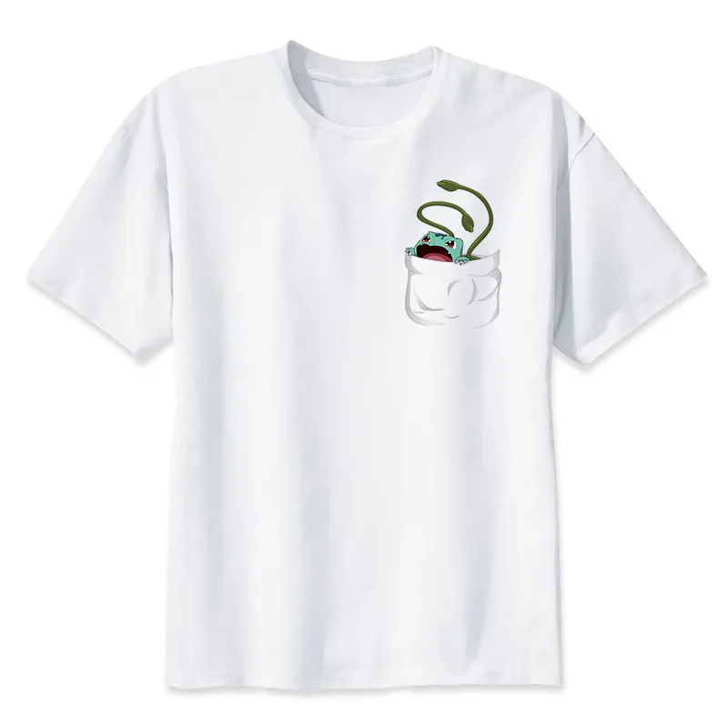 Мужская футболка Pokemon Go, модные топы с Пикачу, футболки с принтом «Пикачу в доспехах Тора», хипстерские футболки с коротким рукавом и комиксами - Цвет: 16