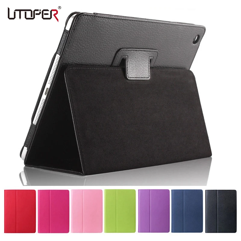 Для ipad Air Чехол Air 1st личи флип-Фолио из искусственной кожи Smart Sleep Wake Up для Apple ipad 5 retina стенд держатель чехол