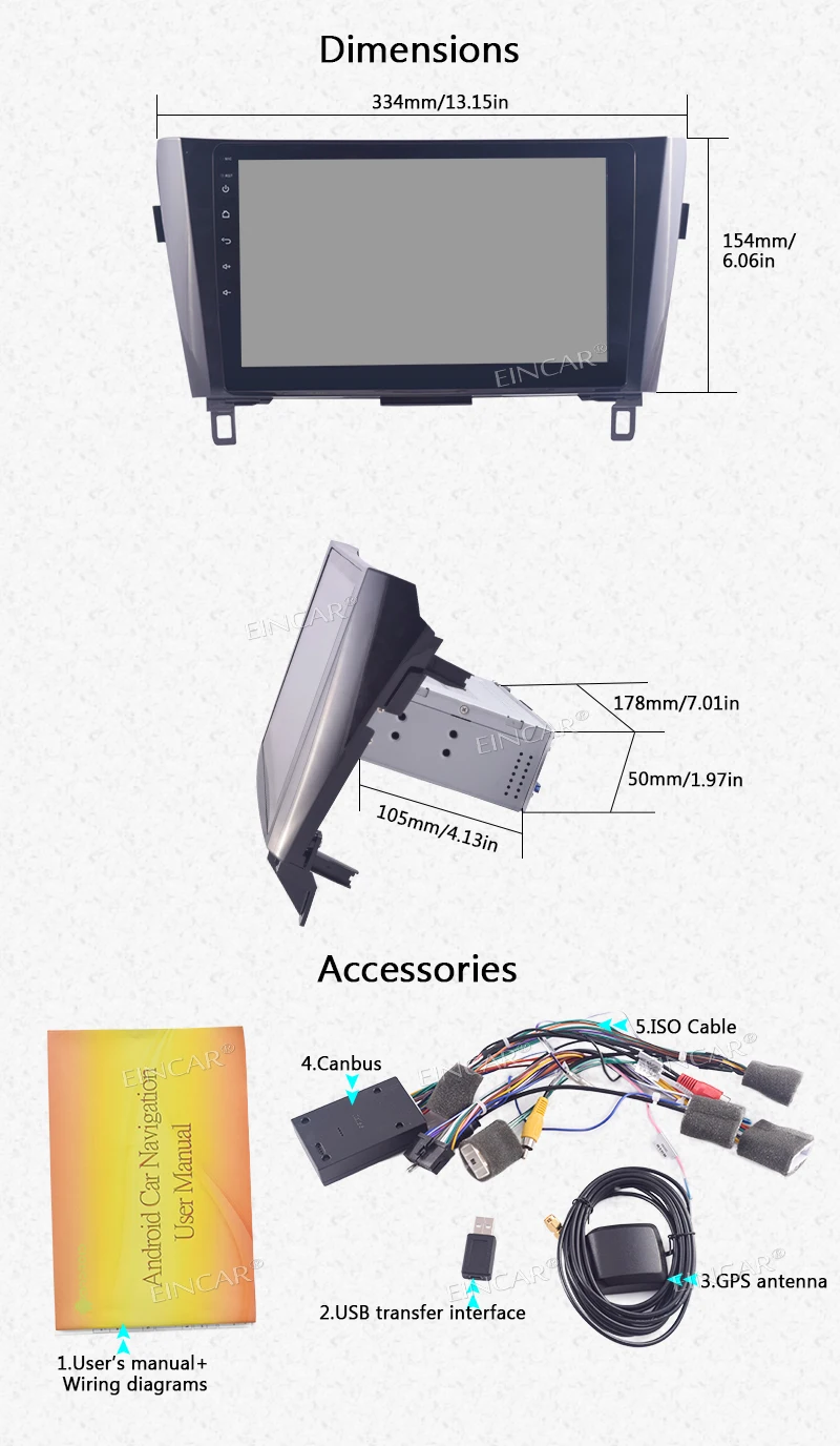 Flash Deal 2Din Android 7.1 Car Stereo for nissan Touch Screen Supports GPS Bluetooth Mirror Link Steering Wheel Control WiFi 3G 4G Network 3
