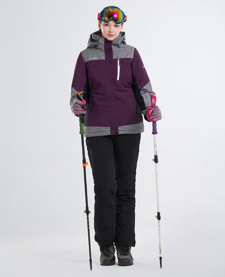 Бренд LANLAKA, женский лыжный комплект, Лидер продаж, Высококачественная зимняя куртка, Новое поступление, 7 цветов на выбор, теплые лыжные костюмы для женщин