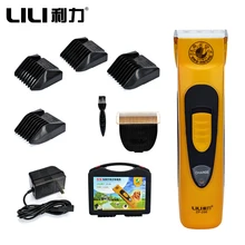 220 В ПЭТ ножницы машинка для стрижки собак низкий уровень шума перезаряжаемые электрический клипер для домашнего питомца уход за животными триммер для волос резак машина