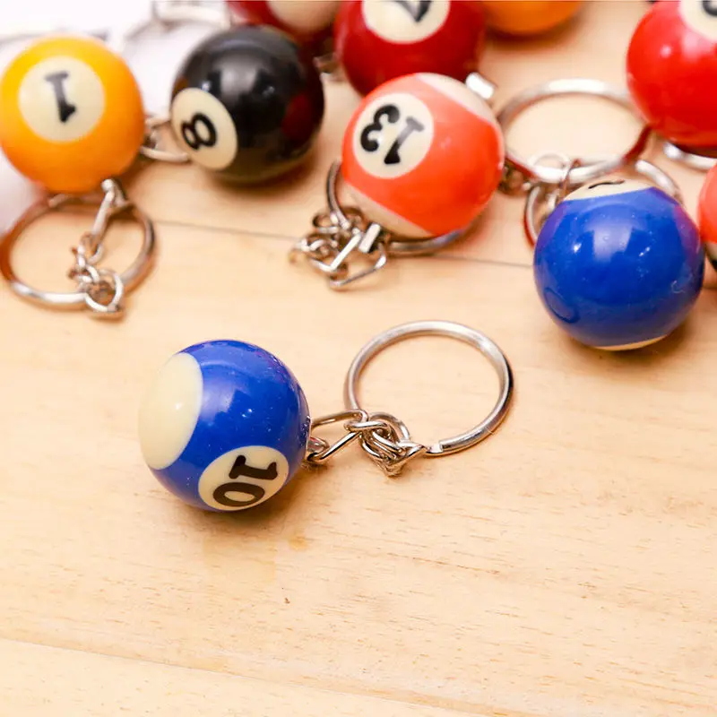 Buy Creative Gift Simulation Billiards Keychain