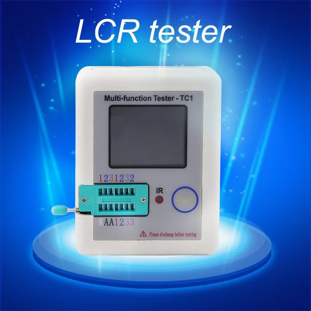 LCR-TC1 3,5 дюймов TFT экран цветной дисплей Многофункциональный TFT подсветка Транзистор тестер Диод Триод Емкость резистор