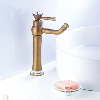 

European minimalist antique basin faucet antique above counter basin basin faucet bathroom rotating washbasin faucet
