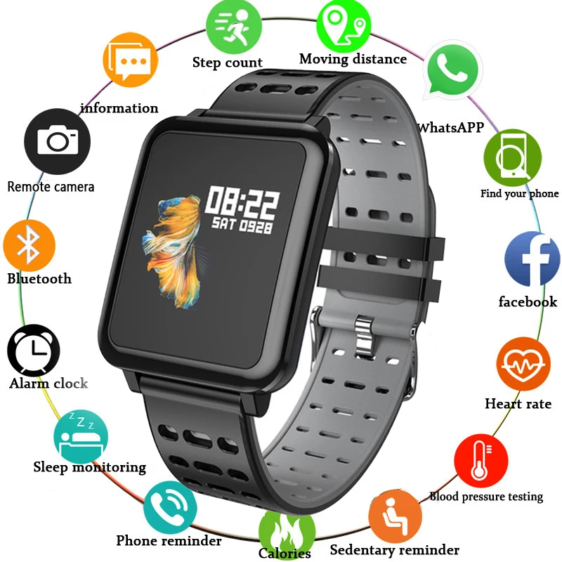 

Top New Smart Watch Men IP67 Life Waterproof Professional Sport Modes Long Standby Support Multiple Languages Smartwatch Women