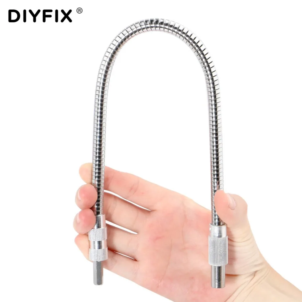 DIYFIX 1/4 &quotшестигранный металлический электронный сверлильный гибкий вал