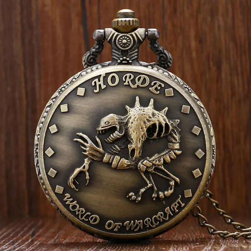 WOW Vintage Quartz Pocket font b Watch b font font b Steampunk b font World of