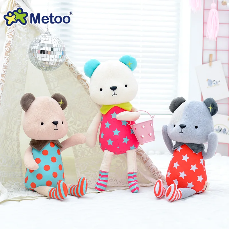 Новый Kawaii детские плюшевые мультфильм медведь игрушки мальчики девочки мягкие куклы Дети подарки на день рождения Младенцы Новорожденные