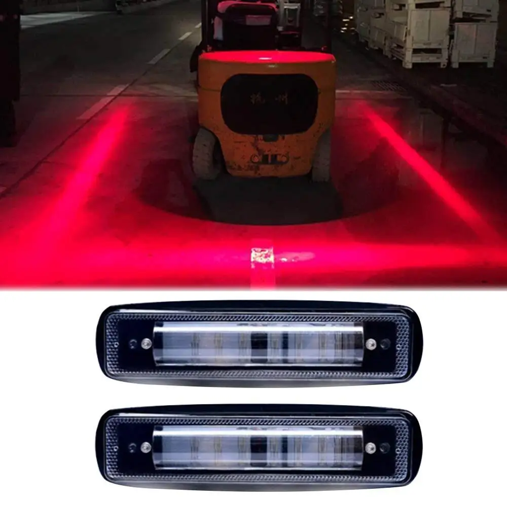 OKEEN 2 шт. 3''red синий 12 v-80 V 20 вт для вилочных погрузчиков шахтерский фонарь светодиодный вилочный погрузчик светильник для пикап экскаватор для Linde Hyster цилиндровый дверной замок - Цвет: red