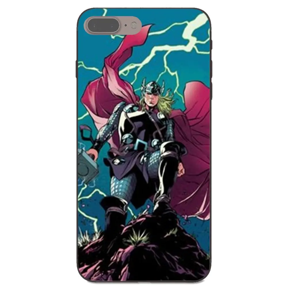 Для Samsung Galaxy A3 A5 A6 A6s A7 A8 A9 Star Plus 2016 2017 2018 мягкий чехол из ТПУ с рисунком комиксов Marvel