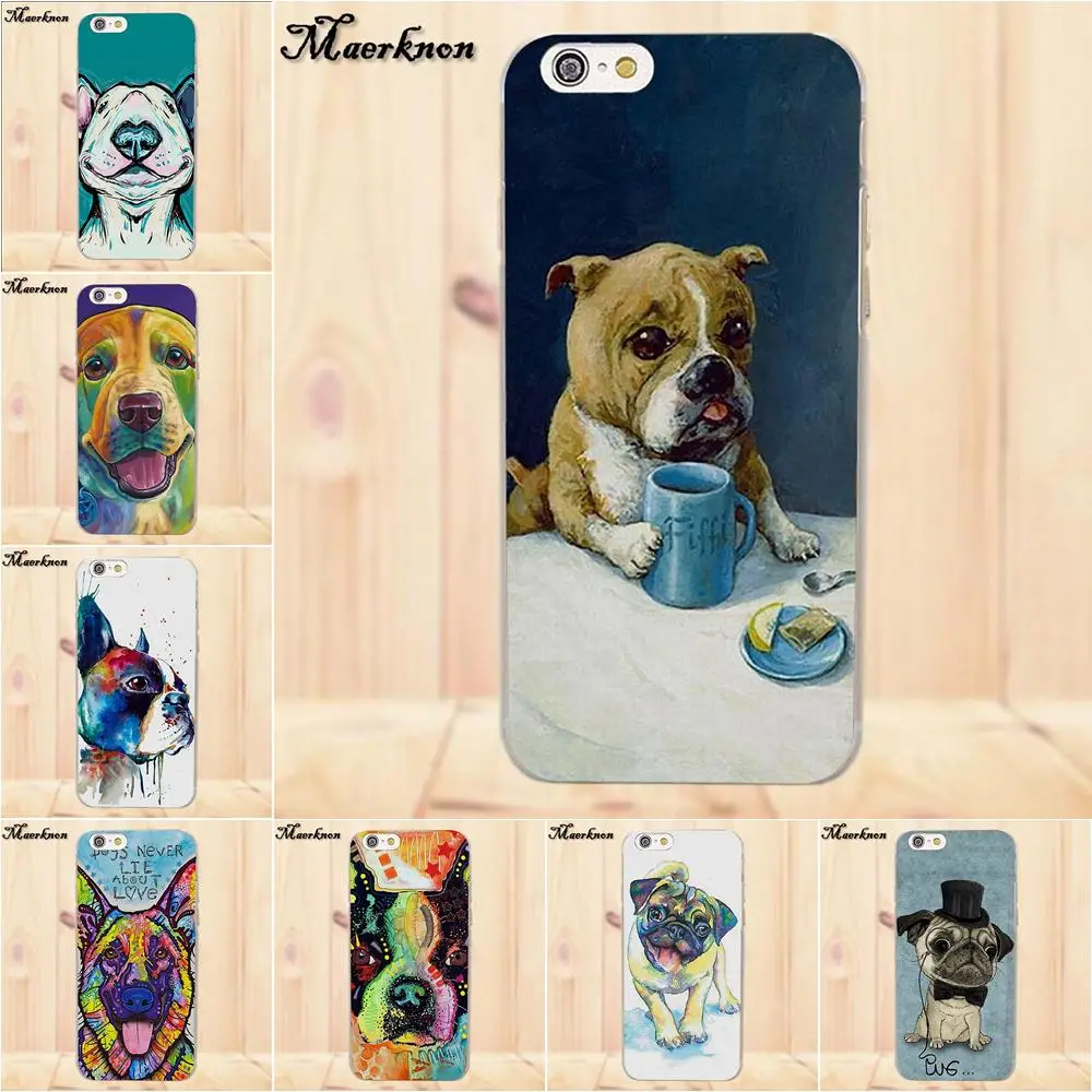 

Border Collie Colorful Husky Dog Art Pug Life For Huawei G7 G8 Honor 5A 5C 5X 6 6X 7 8 V8 Mate 8 9 P7 P8 P9 P10 Lite Plus