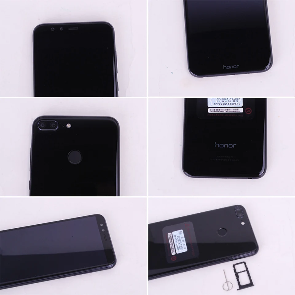Смартфон Honor 9 Lite, глобальная версия, 5,65 дюймов, Kirin 659, Android 8, четыре ядра, четыре камеры, отпечаток пальца, ID, 3000 мАч, телефон