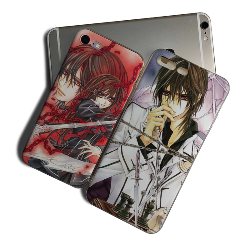 

IMIDO Anime Vampire Knight Art Bloody yuuki Silicone Phone Case Coque Cover For Iphone 6PLUS PLUS 7 8 7PLUS 8PLUS X XS XR XSMAX