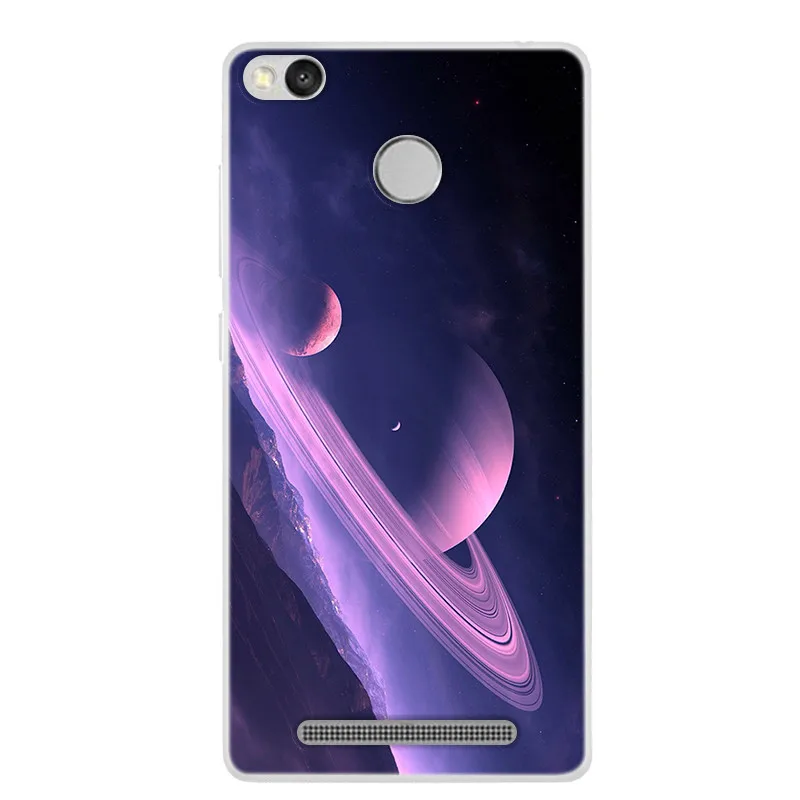 Silicone Case For Xiaomi redmi 3 S 3S 3X 3 Pro Soft Space Art Print Back Cover For Xiaomi redmi 3S 3Pro Clear bumper Phone Case leather case for xiaomi Cases For Xiaomi