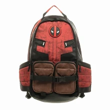 Комиксов Marvel Дэдпул Рюкзаки Mochila masculina супер герой фильма гражданская война школьная сумка для ноутбука рюкзак унисекс школьные bucksack