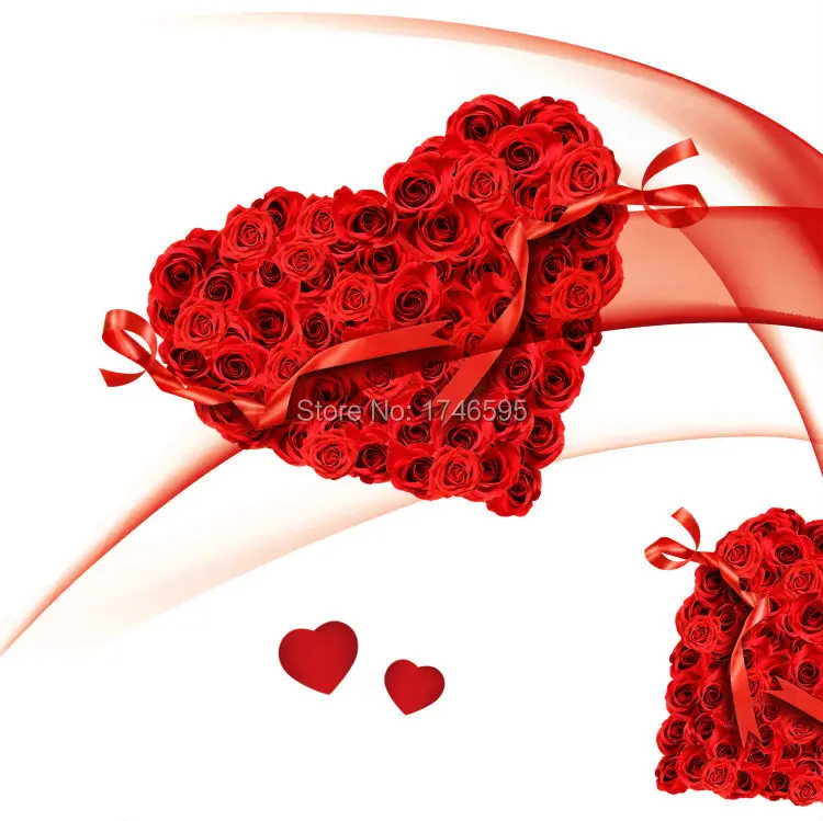 red heart rose flower-1