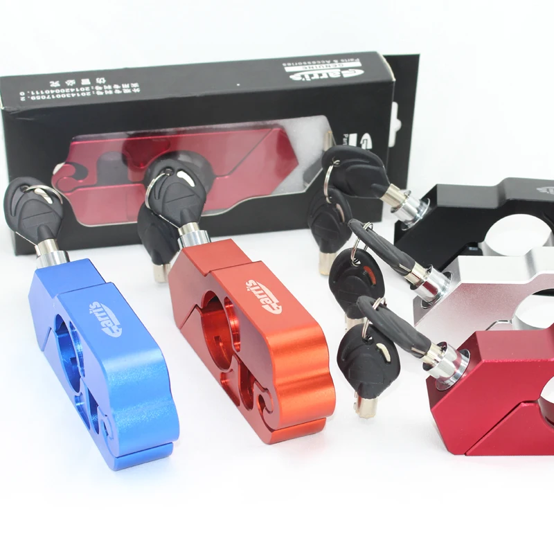 Motorcycle handlebar lock Brake lever Safety Theft Protection Lock Dirt bike Scooter handle for