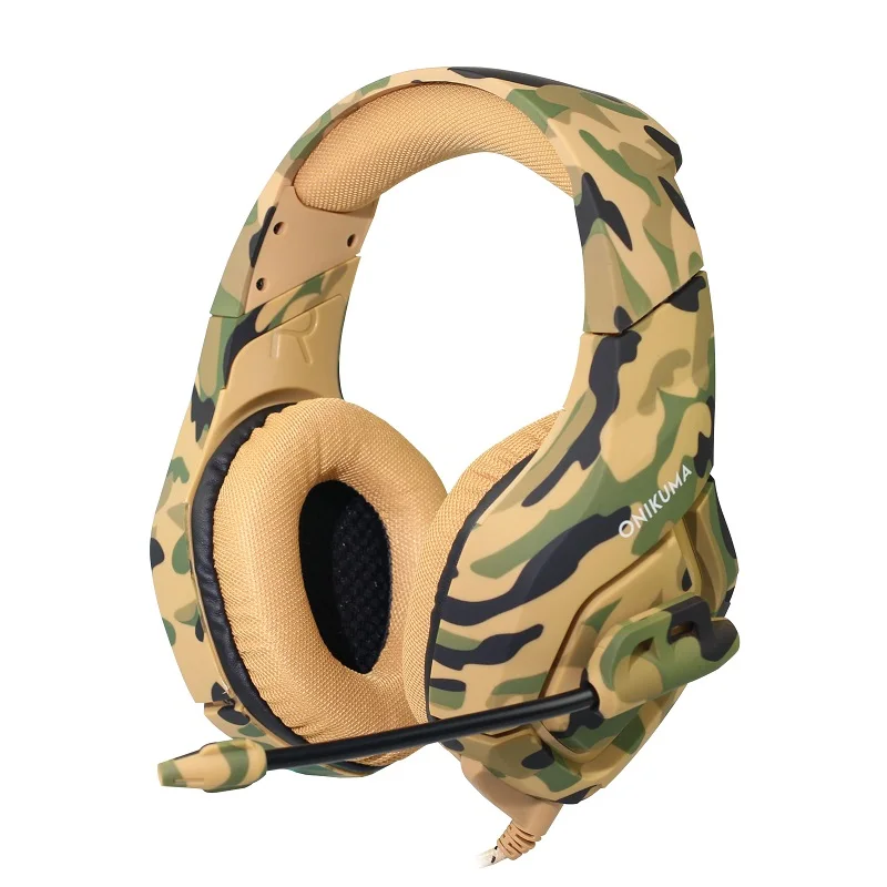 ONIKUMA K1 Camouflage Deep Bass Gaming Headset Noise cancelling Headphones Stereo Subwoofer Headphones for PC Laptop With Mic ONIKUMA K1 Camouflage Deep Bass Gaming Headset Noise cancelling Headphones Stereo Subwoofer Headphones for PC Laptop With Mic