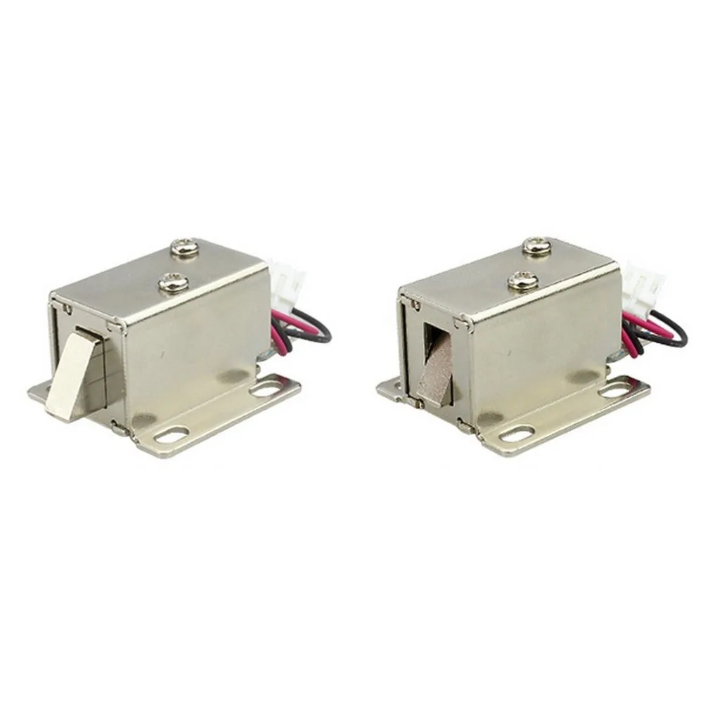 

DC 12V File Display Cabinet Drawer Latch Assembly Solenoid Electric Lock Fit For Desk Cabinet Window Or Safe Box