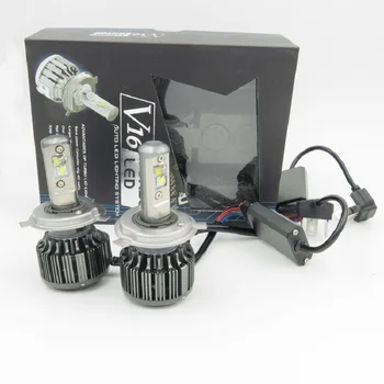 

V16 TURBO H4 H4-3 all in on H13 9004 9007 HB1 HB5 H4(H/L) 8000LM LED Headlight Conversion Kit plug&play H13 HB2 bixenon 6000k