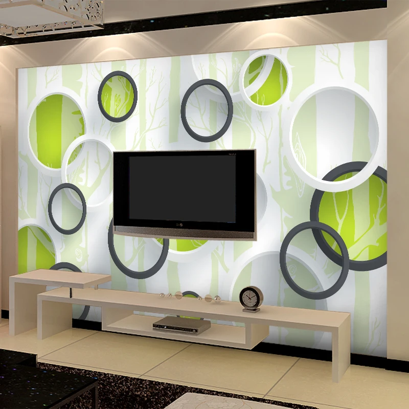 contact paper Customized any size murals photo wallpaper roll Tv background wall paper non-woven 3d wall paper seamless murals