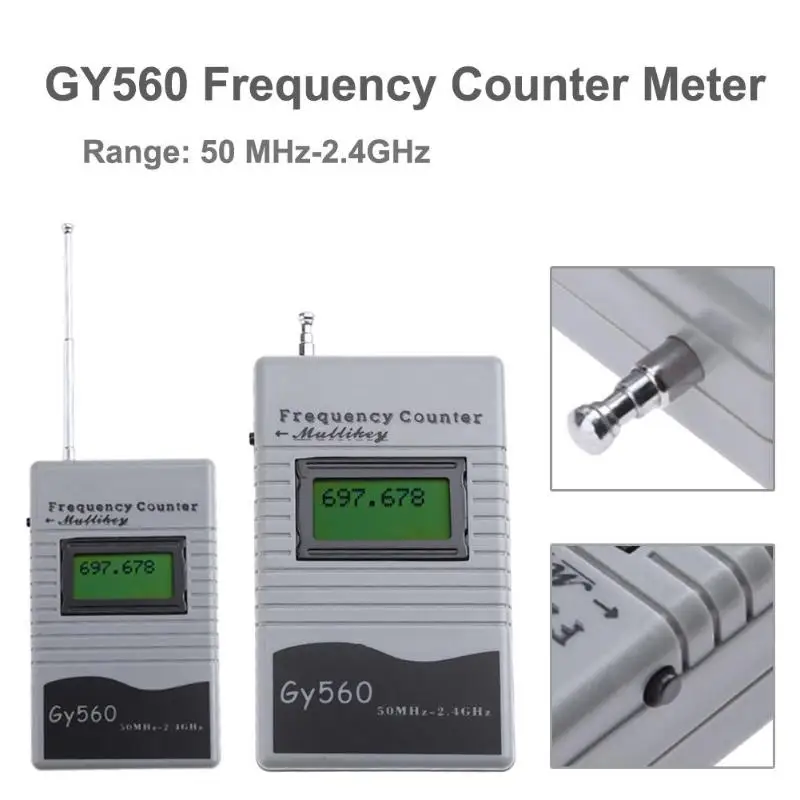 GY560 счетчик частоты для 2-Way радио приемопередатчик GSM Портативный