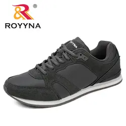 ROYYNA/весенне-осенняя новая стильная мужская повседневная обувь на шнуровке, дышащая удобная мужская обувь, sapatos masculino, быстрая бесплатная