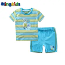 Mingkids Baby boy export Europe brand summer kids clothes sets suit blue navy cotton newborn sport Clearance Mingkids Baby boy export Europe brand summer kids clothes sets suit blue navy cotton newborn sport Clearance
