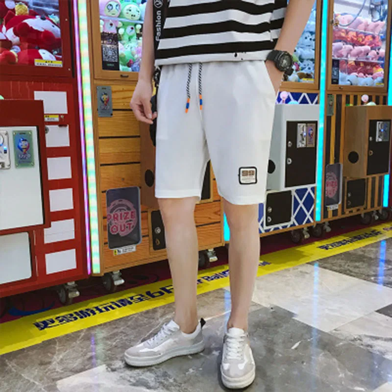 Летние повседневные рубашки до колена Мужская мода плюс размер 4XL мужские свободные шорты повседневные спортивные шорты для бега